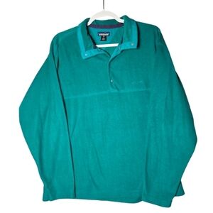 Vintage 90s Patagonia 1/4 Snap Fleece Pullover Size Medium